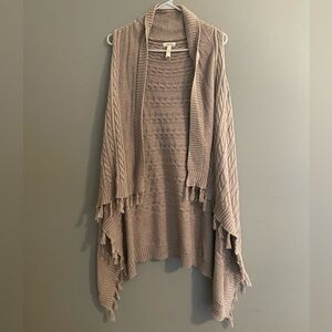 Matilda Jane Taupe Knit Sweater Vest